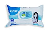 Pingo Toallitas Ecológicas Sin Perfume, Blanco, Pack de 12x 80 Unidad