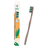 Moti - Cepillos de dientes de bambú - Cerdas suaves de carbón activo - Respetuoso con el...